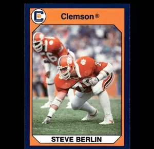 1990-91 Clemson Collegiate Collection #54 Steve Berlin