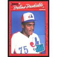 1990 Donruss #42 Delino DeShields Rated Rookie