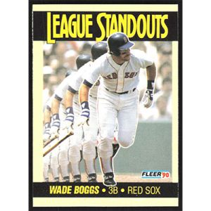 1990 Fleer League Standouts #5 Wade Boggs