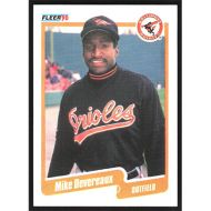 1990 Fleer #175A Mike Devereaux