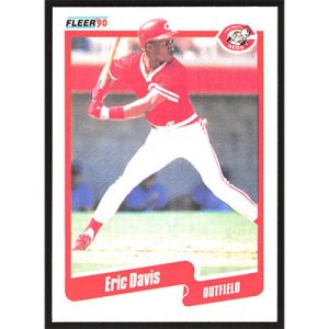1990 Fleer #417 Eric Davis