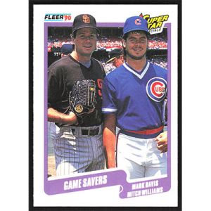 1990 Fleer #631 M. Davis/M. Williams Super Star Specials