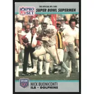 1990 Pro Set Super Bowl 160 #88 Nick Buoniconti