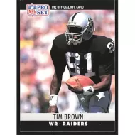 1990 Pro Set #150 Tim Brown