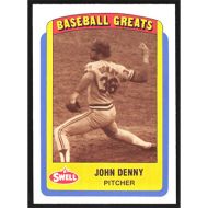 1990 Swell Baseball Greats #116 John Denny