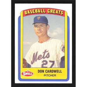 1990 Swell Baseball Greats #72 Don Cardwell