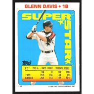 1990 Topps Stickers #2/142/273 G. Davis/D. Jackson/J. Montgomery Super Star Backs