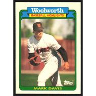 1990 Topps Woolworth's #4 Mark Davis