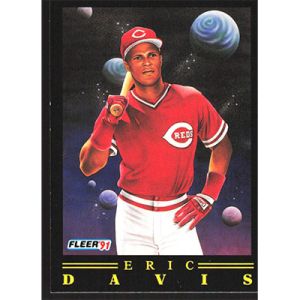 1991 Fleer Pro-Visions #10 Eric Davis