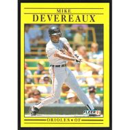 1991 Fleer #469 Mike Devereaux