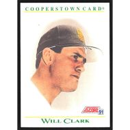 1991 Score Cooperstown #B6 Will Clark