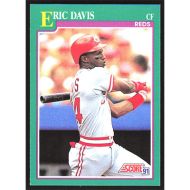 1991 Score #137 Eric Davis