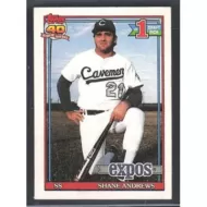 1991 Topps Cracker Jack II #74 Shane Andrews