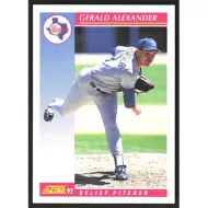 1992 Score #163 Gerald Alexander