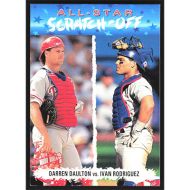 1993 Fun Pack All-Stars Scratch-Off #AS2 D. Daulton/I. Rodriguez