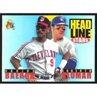 1994 Fun Pack #201 C. Baerga/R. Alomar Head Line Stars