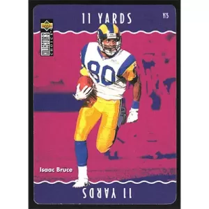 1996 Collector's Choice Update You Make The Play #Y15 Isaac Bruce