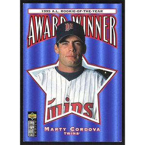 1996 Collector's Choice #704 Marty Cordova Award Winner