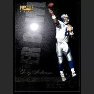 1996 Pinnacle #183 Troy Aikman Bid for 6