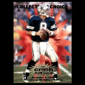 1997 Collector's Choice You Crash the Game #C1 Troy Aikman