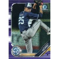 2019 Bowman Chrome Mega Box Prospects Purple Refractor #BCP-73 MacKenzie Gore