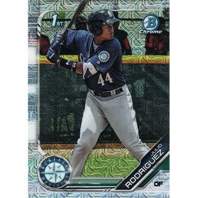 2019 Bowman Chrome Mega Box Prospects Refractor #BCP-33 Julio Rodriguez