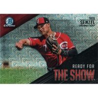 2019 Bowman Chrome Mega Box Ready for the Show Refractor #RFTS-9 Nick Senzel