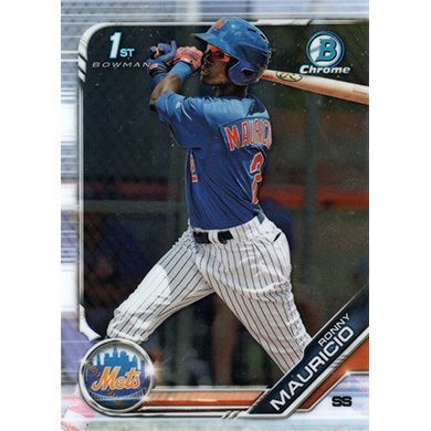 2019 Bowman Chrome Prospects #BCP-107 Ronny Mauricio