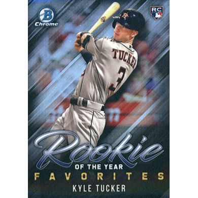 2019 Bowman Chrome Rookie of the Year Favorites #ROYF-1 Kyle Tucker