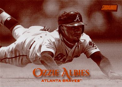 2019 Stadium Club Sepia #97 Ozzie Albies