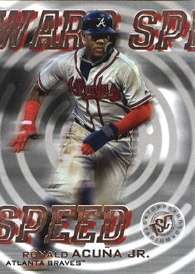 2019 Stadium Club Warp Speed #WS-1 Ronald Acuna Jr.