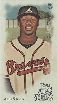 2019 Topps Allen & Ginter Mini #25 Ronald Acuna Jr.