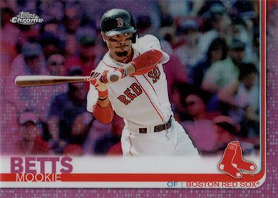 2022 Topps Stadium Club Chrome Mookie Betts Green Refractor 