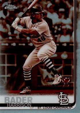 2019 Topps Chrome Sepia Refractor #13 Harrison Bader