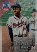 2019 Topps Chrome Update 150 Years of Professional Baseball #150C-22 Hank Aaron