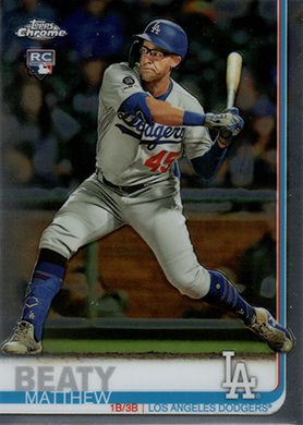 2019 Topps Chrome Update #34 Matthew Beaty