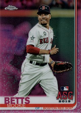 2019 Topps Chrome Update Pink Refractor #83 Mookie Betts All-Star