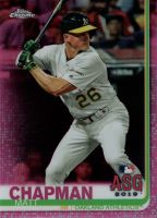 2019 Topps Chrome Update Pink Refractor #94 Matt Chapman All-Star