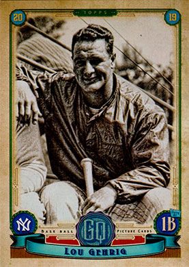 2019 Topps Gypsy Queen #317 Lou Gehrig SP