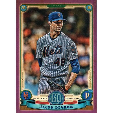 2019 Topps Gypsy Queen Purple #200 Jacob deGrom