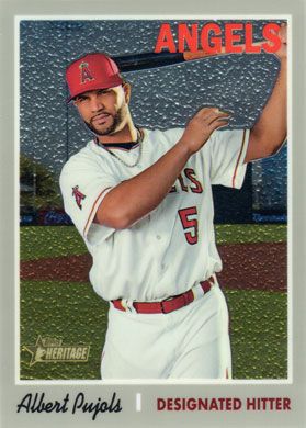 2019 Topps Heritage Chrome #THC-422 Albert Pujols