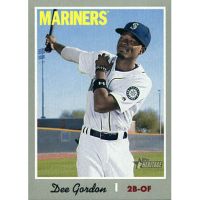 2019 Topps Heritage #449 Dee Gordon SP