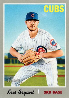 2019 Topps Heritage #404 Kris Bryant SP