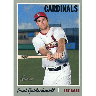 2019 Topps Heritage #441 Paul Goldschmidt SP