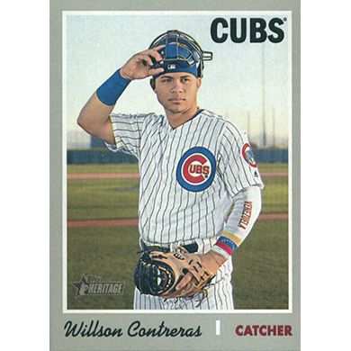 2019 Topps Heritage #492 Willson Contreras SP