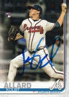 2019 Topps #38 Kolby Allard Autographed