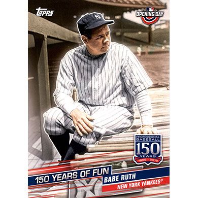 2019 Topps Opening Day 150 Years of Fun #YOF-5 Babe Ruth