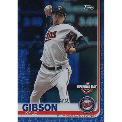 2019 Topps Opening Day Blue Foil #170 Kyle Gibson