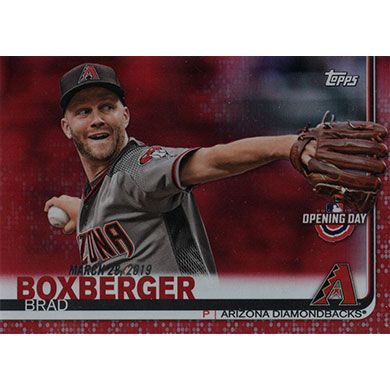 2019 Topps Opening Day Red Foil #97 Brad Boxberger