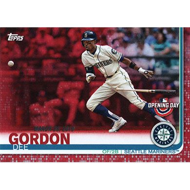 2019 Topps Opening Day Red Foil #120 Dee Gordon